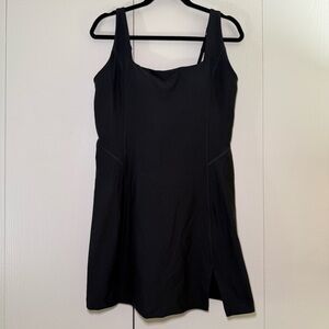 NWT Abercrombie YPB Sculptlux Mini Dress Active Athletic Square Neck